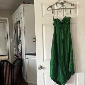 Morrell Maxie Green Asymmetrical Dress Size 2